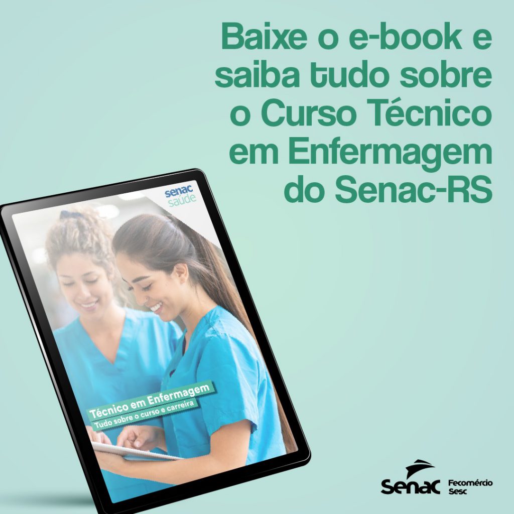 E-book sobre o Curso Tecnico em Enfermagem do Senac-RS