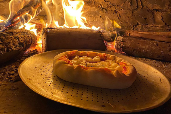 pizza com toque brasileiro